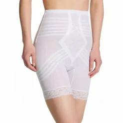 Style 6209 | Breathable High Waist Thigh Slimmer | No Roll Power Mesh Hourglass Shaper | Firm to Extra Firm Support Discount