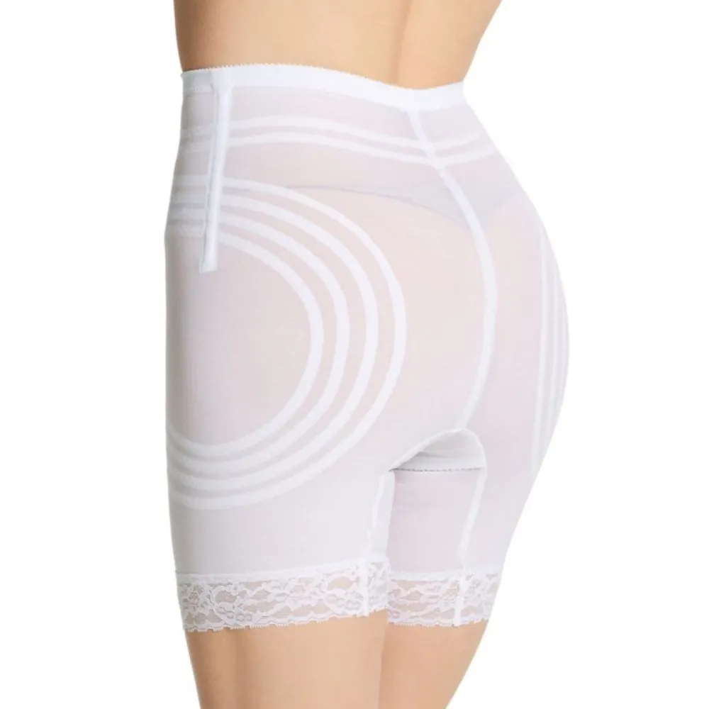 Style 6209 | Breathable High Waist Thigh Slimmer | No Roll Power Mesh Hourglass Shaper | Firm to Extra Firm Support Discount