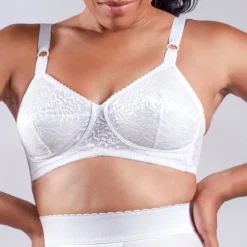 Style 2101 | Expandable Cup Wireless Shaper Bra - White Hot