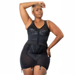 Style 1294 | Open Bottom Girdle Extra Firm Shaping | Zipper + Hook Closure | Sizes M–8X Discount