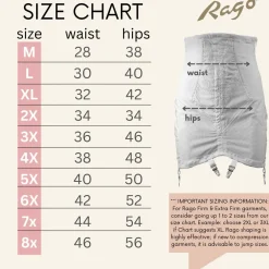 Style 1294 | Open Bottom Girdle Extra Firm Shaping | Zipper + Hook Closure | Sizes M–8X Discount