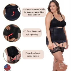 Style 21 | Waist Trainer / Girdle with Garters Firm Shaping Online