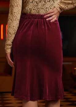 Sugar and Spice Spice Fishtail Midi Skirt Right Off the Vine Best