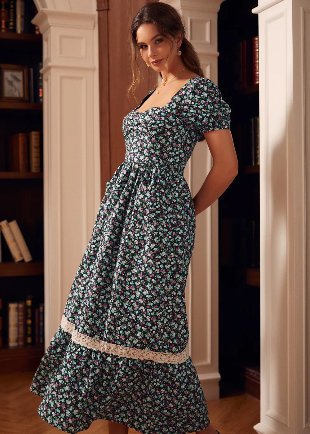 BTC Summer Berry Flair Dress Strawberry New