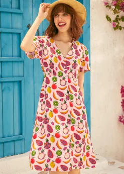 Sundae Stunner Dress Tropical Pop Online