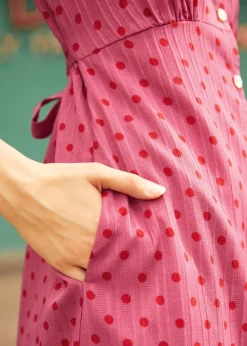 Sundae Stunner Dress Raspberry Fizz Discount