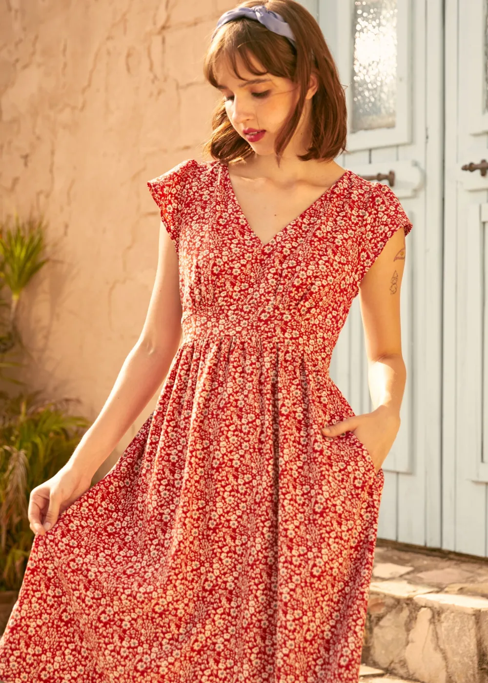 BTC Sunday Swoon Dress RED Clearance