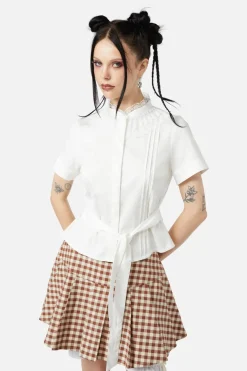 Sunset Lace Trim Blouse Discount