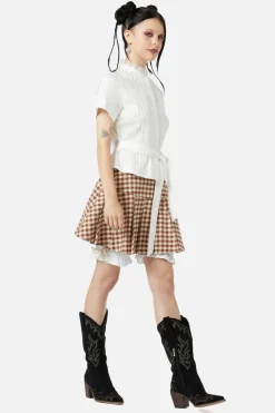 Sunset Lace Trim Blouse Discount