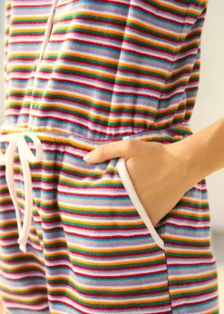 Sunshine Stroll Cami Romper Sugar Stripe New