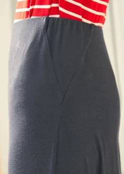 Sway the Day Maxi Skirt Navy Best