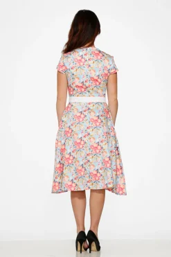 Sweet Hibiscus Swing Dress Best