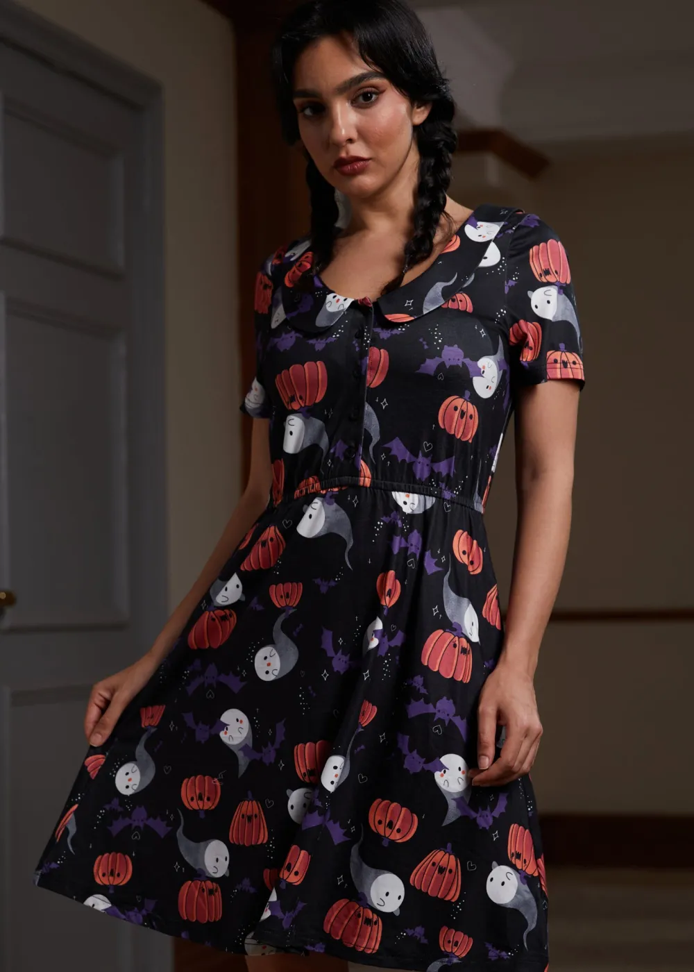 BTC Sweet Shiver of Collared Dress Monster Mashup