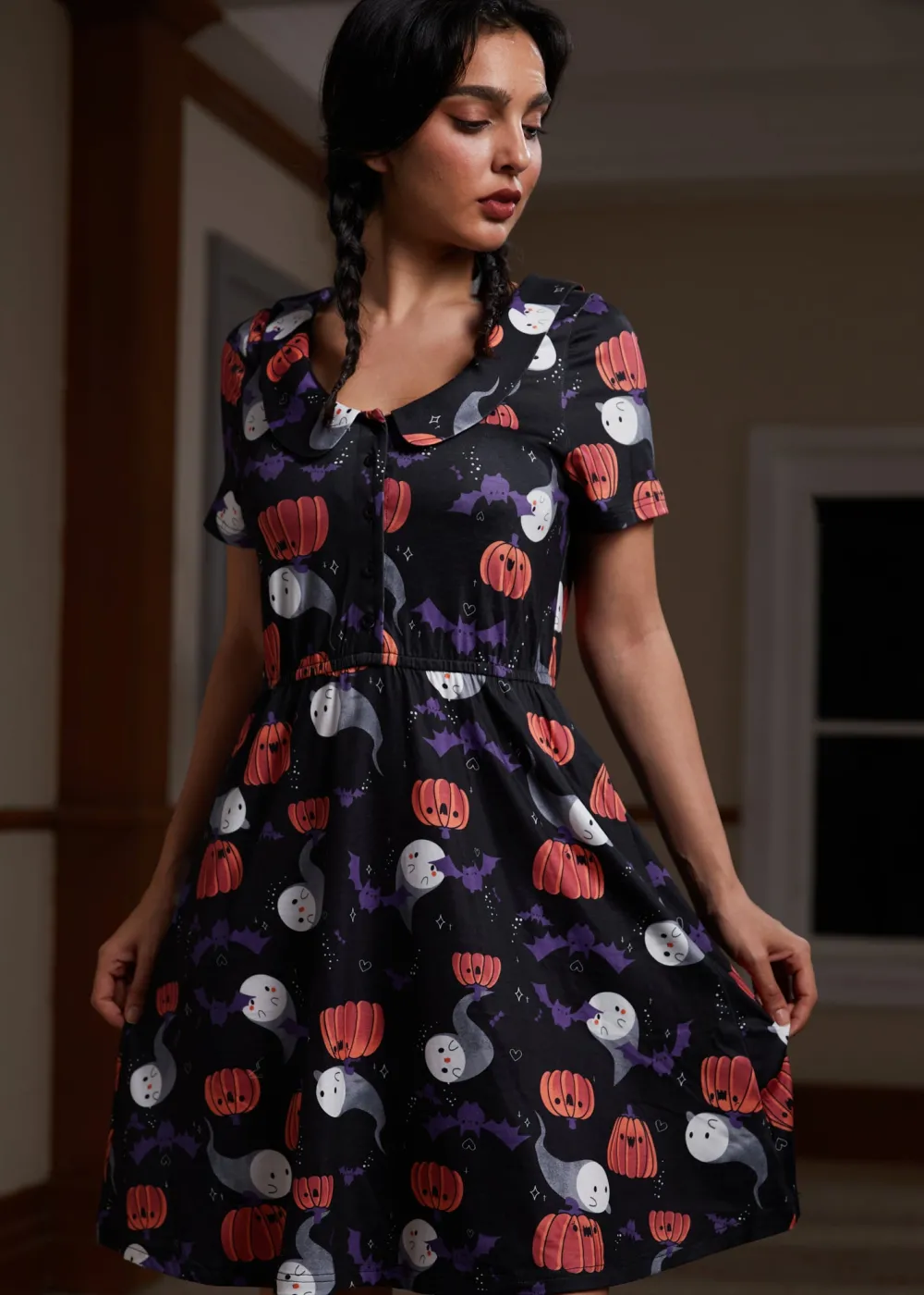 BTC Sweet Shiver of Collared Dress Monster Mashup