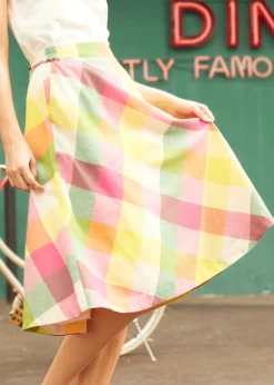 Sweet Tart Skirt Pink Plaid Online