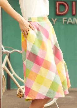 Sweet Tart Skirt Pink Plaid Online