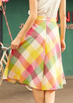 Sweet Tart Skirt Pink Plaid Online