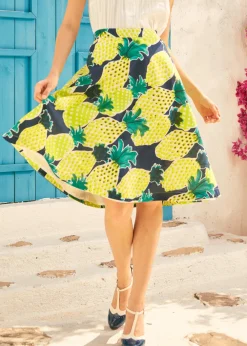 Swing Into Style Circle Skirt Sun-Kissed Clearance