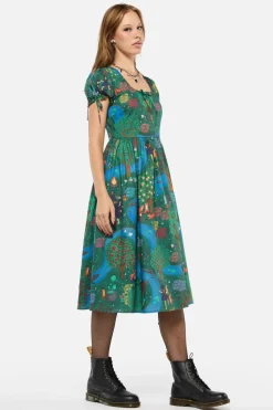 Tapestry Of Life Midi Dress New
