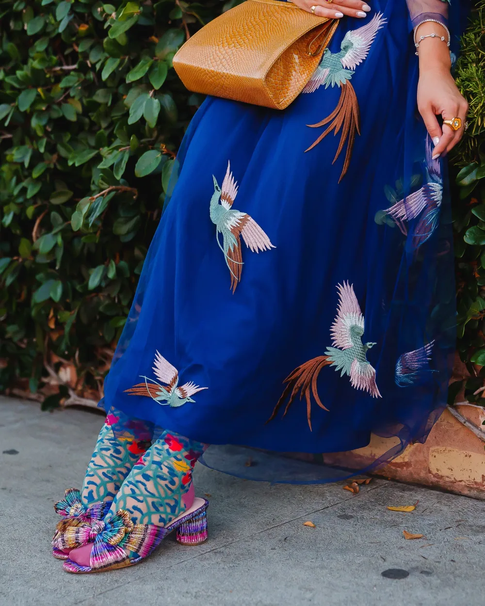 Tapestry Vines Sheer Crew Sock Outlet