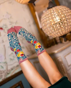 Tapestry Vines Sheer Crew Sock Outlet