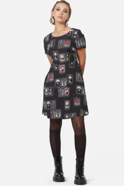 Tarot Spread Print Dress Hot