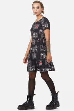 Tarot Spread Print Dress Hot