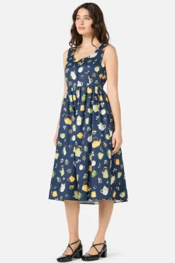 Tea Time Midi Dress Discount