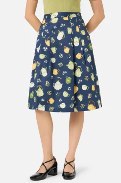 Tea Time Pleat Skirt Discount