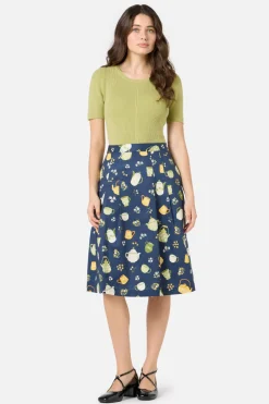 Tea Time Pleat Skirt Discount