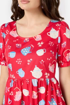 Tea Time Short Sleeve Dress