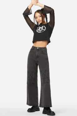 The Astral Wide Leg Jeans Discount