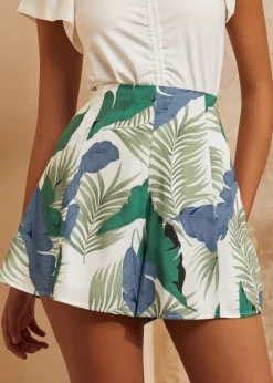 The Boardwalk Belle Shorts Palm Royal Outlet