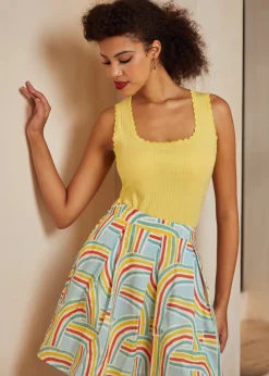 The Charm School Tank Buttercup Cream