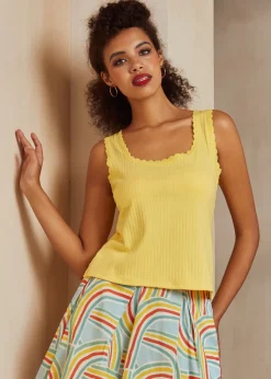 The Charm School Tank Buttercup Cream