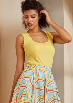 The Charm School Tank Buttercup Cream