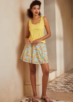 The Charm School Tank Buttercup Cream