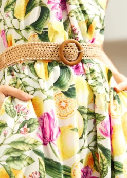 The Citrus Grove Getaway Dress Citrus Floral Discount