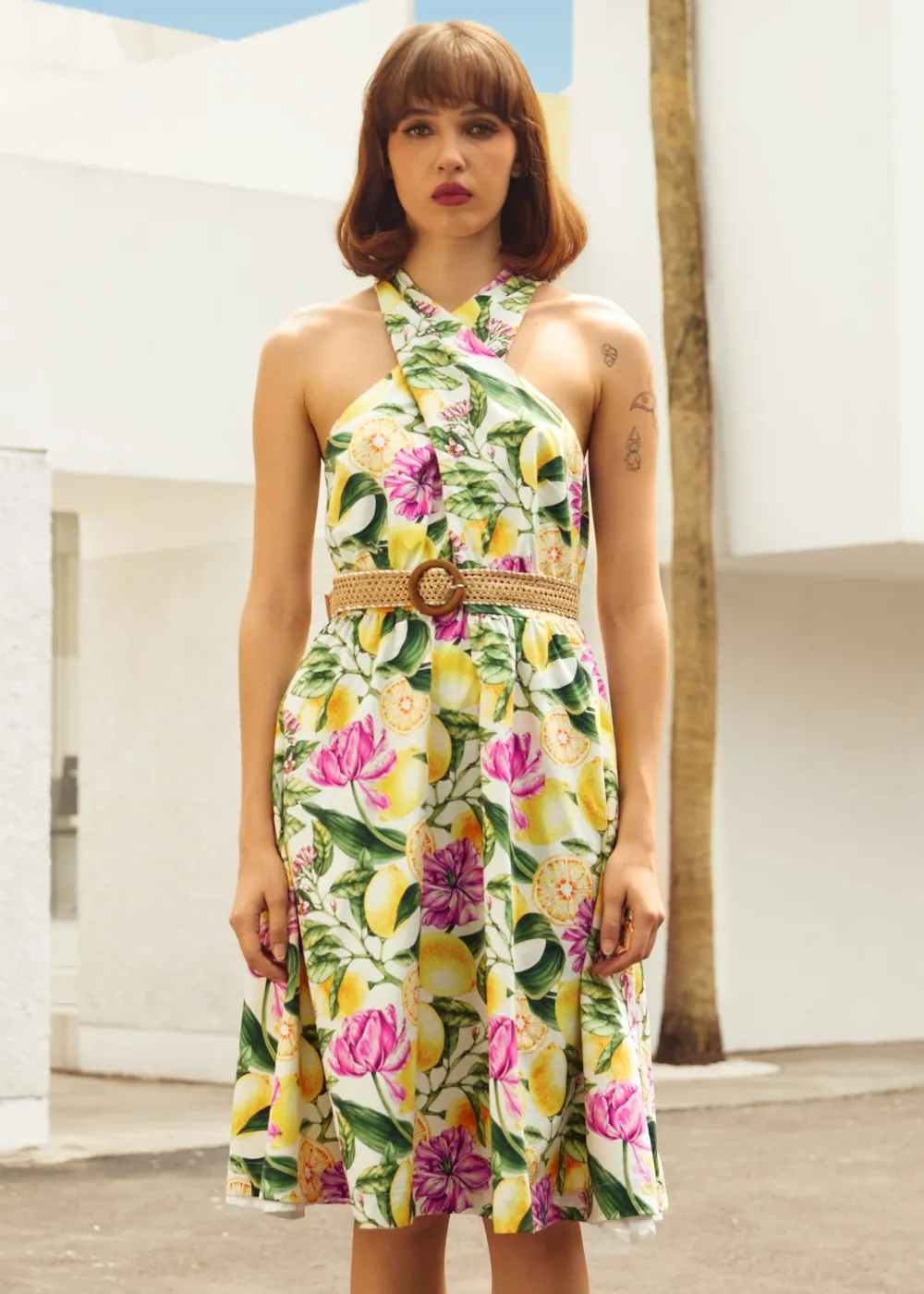 The Citrus Grove Getaway Dress Citrus Floral Discount