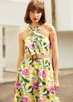 The Citrus Grove Getaway Dress Citrus Floral Discount