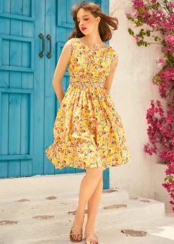 BTC The Getaway Grace Dress Lemon Best