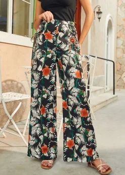 The Lace-Up & Lounge Wide-Leg Pants Venus Vibes Sale