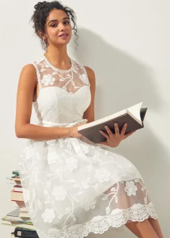 The Lacey Lou Dress Ivory Clearance