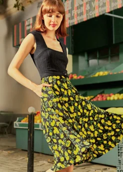 BTC The ade Stand Stunner Dress Lemon Hot