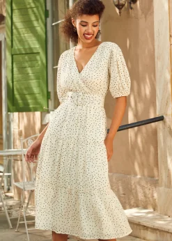 The Lillian Pearl Dress Peppered New