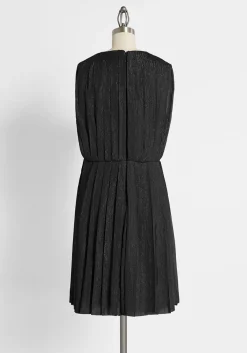 Hangzhou HS Fashion Corporation Ltd. The Pleat-est Things Mini Dress Black Best