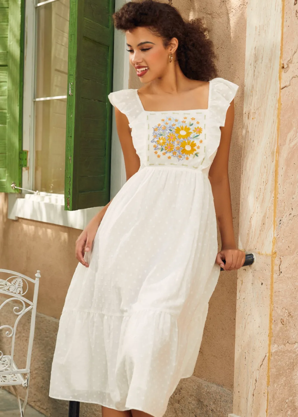 The Prairie Poet Dress White Online