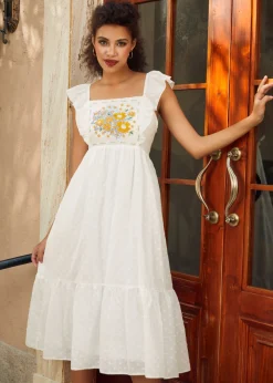 The Prairie Poet Dress White Online