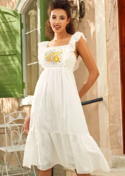 The Prairie Poet Dress White Online