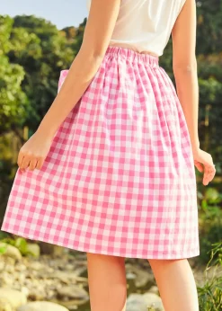 BTC The Songs of the Sea Midi Skirt Peachy Pattern Sale